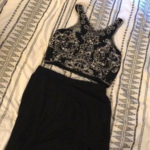 Crystal doll homecoming two piece dress